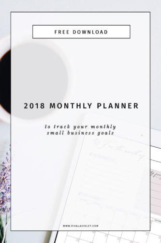 FREE DOWNLOAD- Monthly Planner