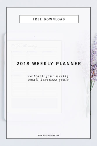 FREE DOWNLOAD- Weekly Planner